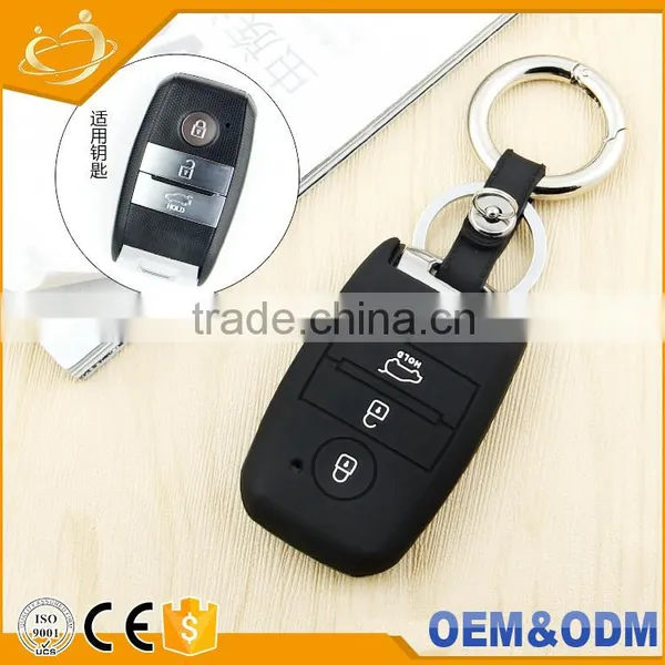3 Button Eco-friend Silicone Car Remote Key Holder Shell For KA K3 K4 K5 Forte Cerato Rio Optima Sportage photo-2