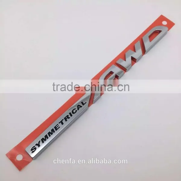 2015 Custom 3d Car Logo Plastic Chrome WRX Badge Emblem photo-2