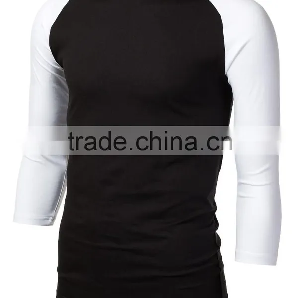 3/4 Sleeve Raglan T-shirt Customize New Design photo-4