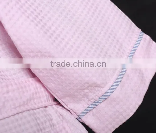 2016 Spring Summer Brand Lovers Pajamas Robe Women Cotton Robes Couples Long-Sleeve Turn-down Collar Bathrobe for Men & Women photo-5