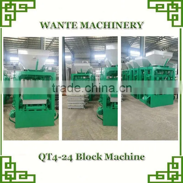 QT4-24 Easy Operate Hydraulic Automatic Cement Brick Making Machine photo-2