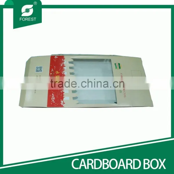 DECORATIVE CARDBOARD PACKING BOX FOR FRUIT WITH PVC WINDOW photo-5