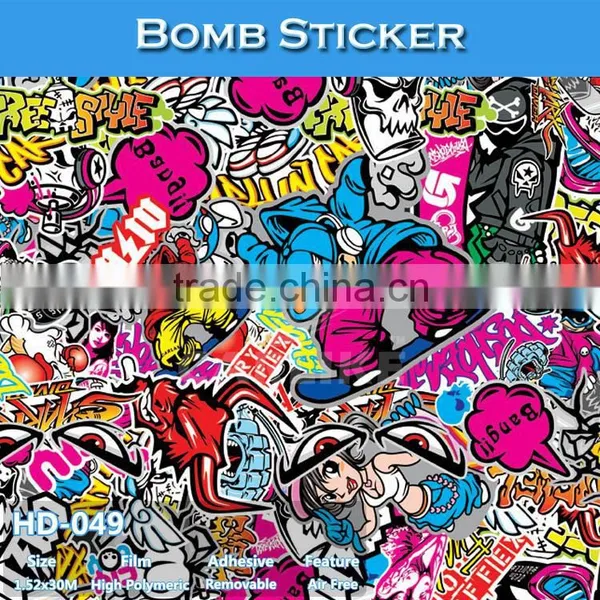 HD-53 Factory Directly Sell Good Price Bomb Stickers Use Graffiti Art Vinyl photo-5