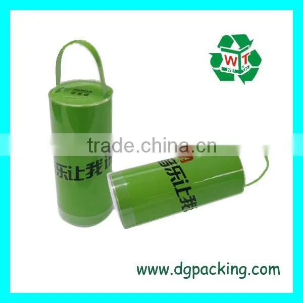 Plastic Clear PVC PP PET Cylinder Tube Packaging Box With Handle Quality Choice photo-4