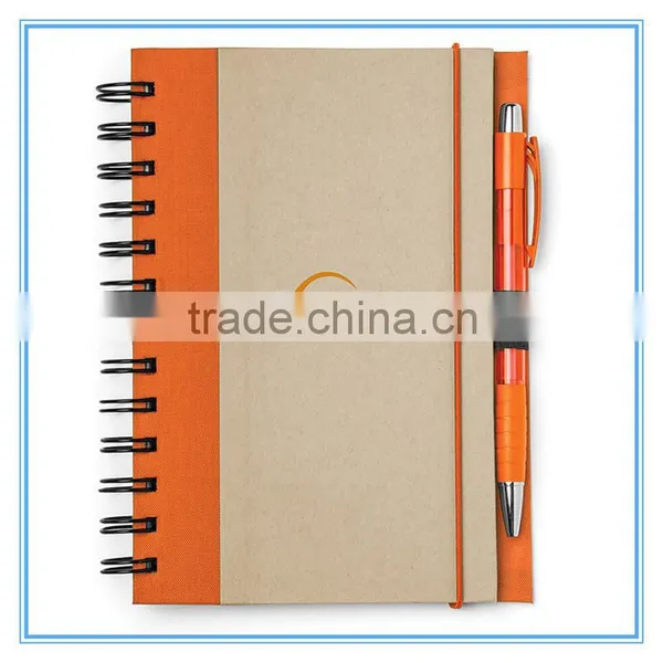 Eco Recycled Kraft Paper Custom Kraft Paper Blank Notebook ,handmade School Paper Notebook ,promotional Paper Notebooks for Sale photo-5