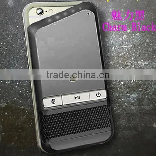 New Arrival Fashional Bluetooth Speaker Power Bank External Phone Battery Charger Case for Iphone 6/6s photo-2