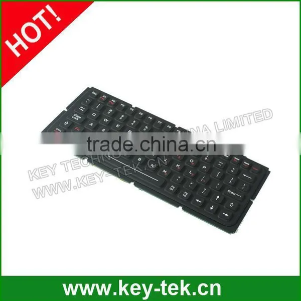 IP65 Rear Panel Mounting Silicone Keyboard With PS/2 Interface photo-3