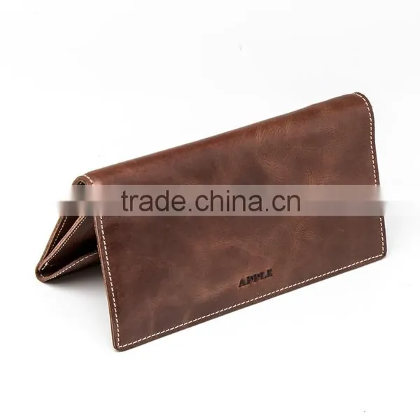 Factory Wholesale Soft Leather Oem Design Nice Quality Leather Purse For Men photo-2