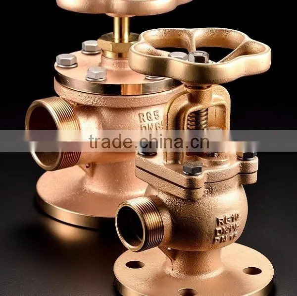 2.5 Angle Fire Hydrant Landing Valve Fire Deck Wash Valve For Fire Fighting Equipment photo-4