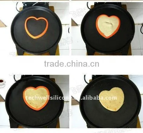 Egg Mould Heart Shape 12x11cm 100%Silicone Guranteed Quality