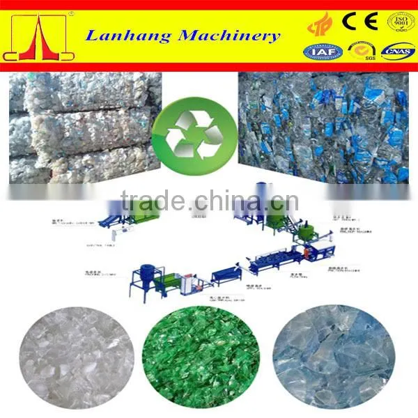 PET Flake Recycling Line From Lanhang Machinery
