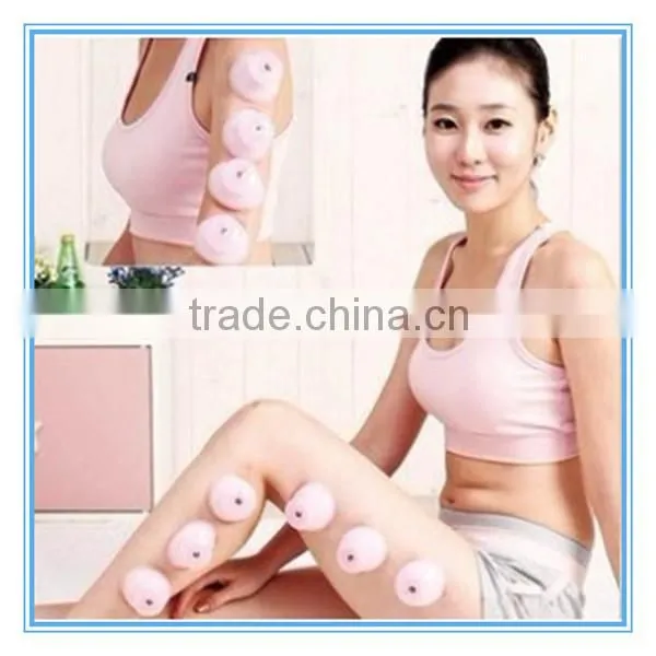 Chinese Traditional Treatment Silicone Massage Rubber Cups photo-2