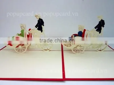 Viet Nam Pedicab 3d Greeting Card photo-2
