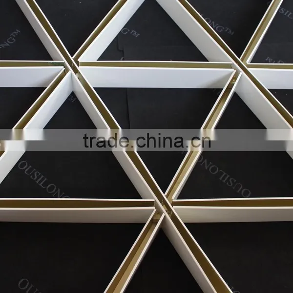 ISO Certified Modern Aluminum Open Metal Grid Ceiling Suspended Ceiling photo-3