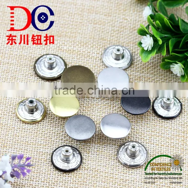 Eco-friendly Product Flat Top Metal Jeans Button for Jeans photo-2