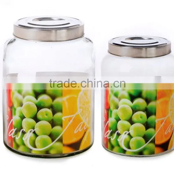 Hot Sale Giant Glass Airtight Container Pickle Jar photo-2