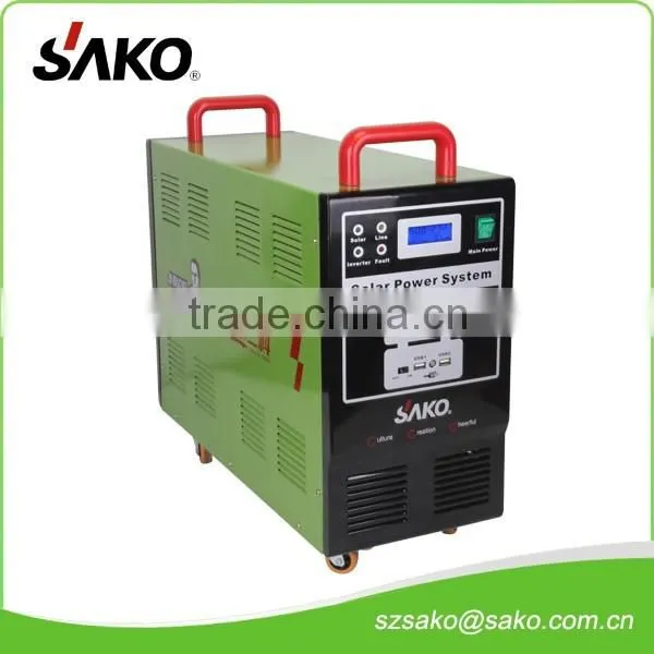 Home Solar System 1000VA 600W 12V 100AH Battery Inside photo-2