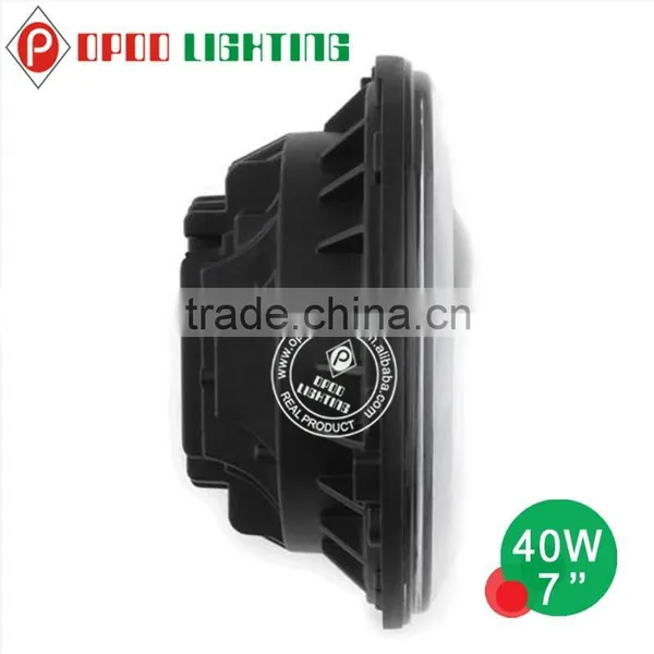 2015Newest 24v Sealed Beam Lamp,40W 7'' Round Jeep 24v Sealed Beam Lamp photo-2