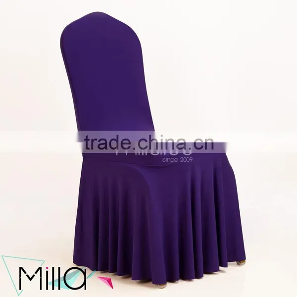Wedding Ruffled Skirt Spandex Chair Cover Supplier's Choice photo-3