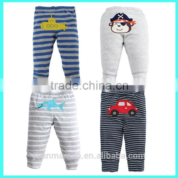 Hot Sale 100% Cotton Cute Embroirdery Kids / Children / Baby Pants for Autumn Quality Choice photo-3