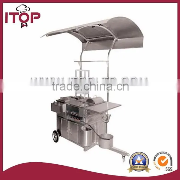 Customized Food Vending Cart / Mobile Food Cart Trailer