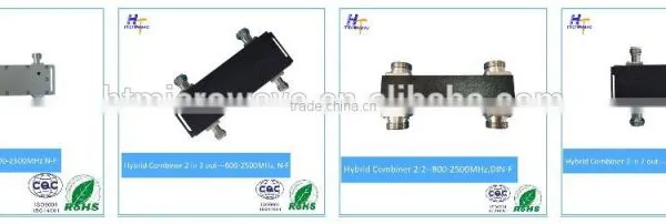 Hybrid Combiner 2:1, 3dB Hybrid Coupler 2 in 1 Out 800-2500MHz N-Female photo-3