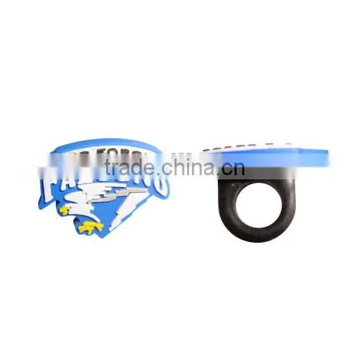 wholesale engraved words soft pvc pencil eraser topper
