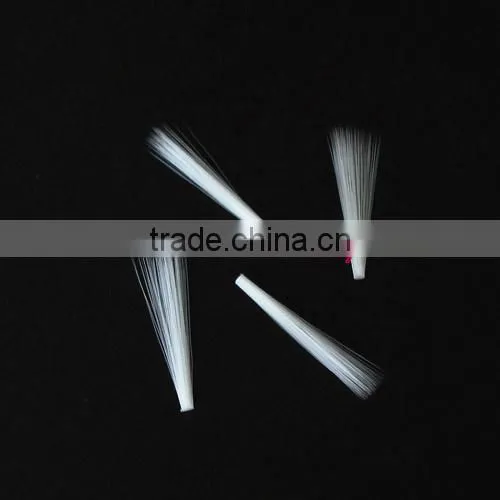 white nylon eyeliner brush head for assembling use