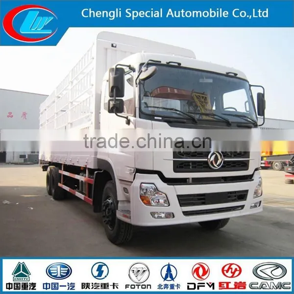 DF Cargo Lorry 160hp Van Lorry Cargo 10ton Van Dongfeng Cargo Lorry Heavy Duty Cargo Dry Van Truck Cargo Truck 6X4 photo-4