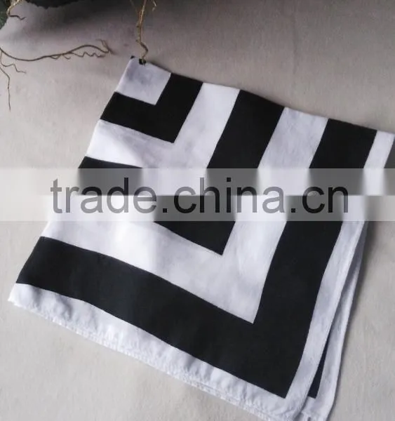 100% Cotton Water Print Touch Soft White Handkerchiefs photo-5