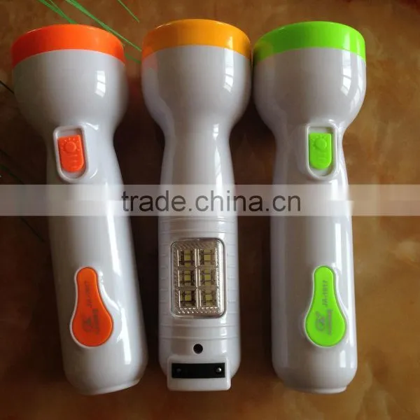 JA-1917 LED Rechargeable Flashlight With Side Light 6smd photo-4