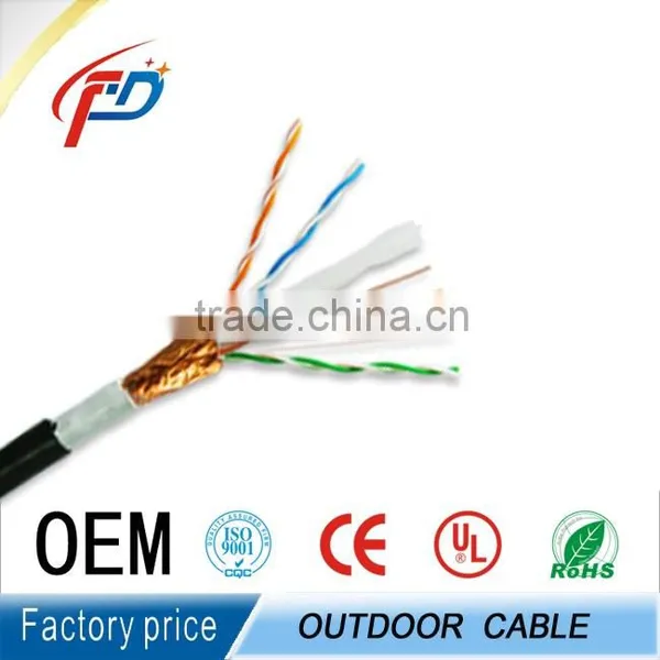 Outdoor FTP Cat5 Lan Cable With Aluminum Tape Shield photo-2
