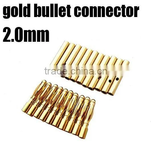 Automotive Gold Plated 2mm Male and Female Banana Plug Bullet Connectors Banana Plug photo-3