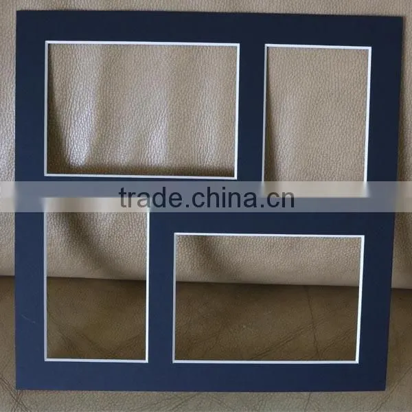 Wholesale 4ply 5x7 8x10 11x14 Precut Uncut Multi Cutouts Photo Frame Mats photo-5