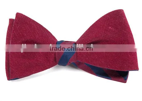 2016 OEM Custom Made Double Sided Pre-tie Fashion Pattern Bow Ties for Boys photo-4