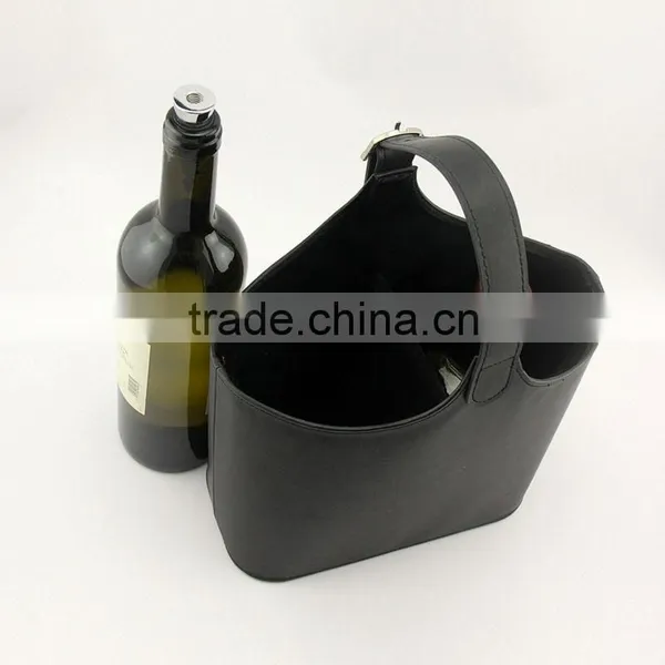 Genuine Leather Portable Wine Bag photo-6