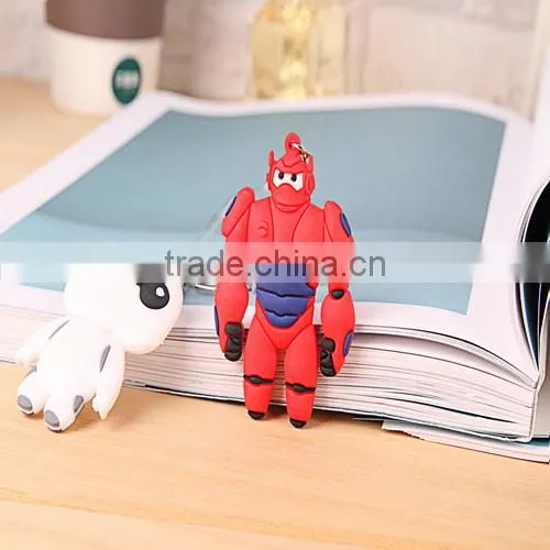 Promotional Double-sided Cartoon Silica Gel Keyrings photo-2