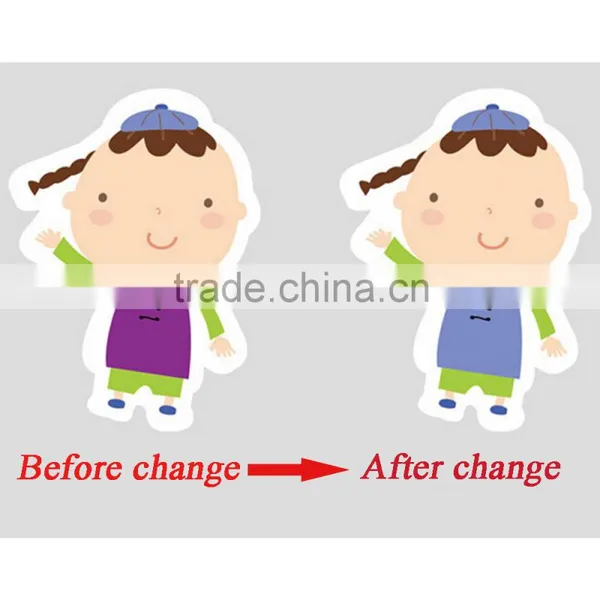 2015 Custom Reversible Water Indicator Temperature Heat Sensitive Color Changing Sticker photo-6