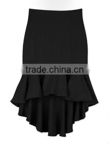 Stylish Ladies Women Fashion Sexy Irregular Fishtail Slim Skirt photo-2