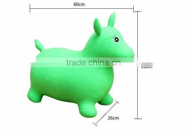 Child Animal Inflatable Toy Jumping Horse With Non-toxic PVC Material photo-4