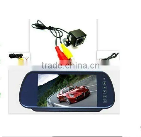 7" Car Mirror Monitor+ Rear View Backup Camera