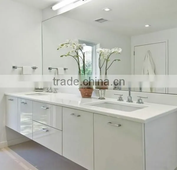 Modular Melamine Modern One Piece Bathroom Vanity Cabinet photo-2