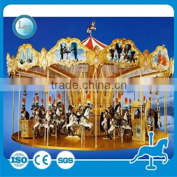 Lino 24seats Fairground Indoor Mechanical Carousel Horse Ride With CE Certificate photo-5