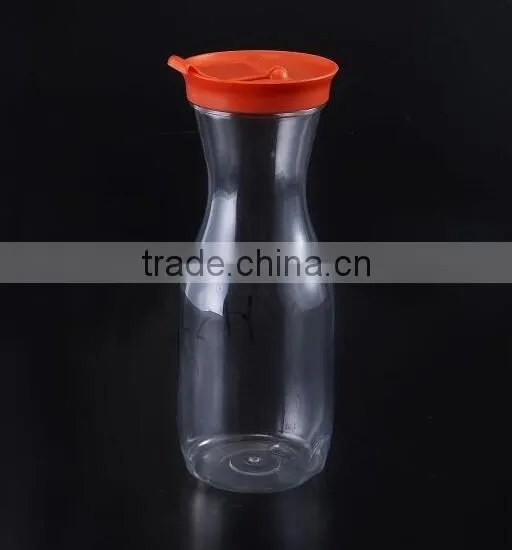 1 Liter Plastic Juice Jar With Flip Open Lid