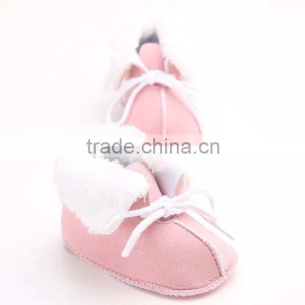 Large Size Winter Baby Shoes Non Slip Fabric Newborn Shoes photo-5