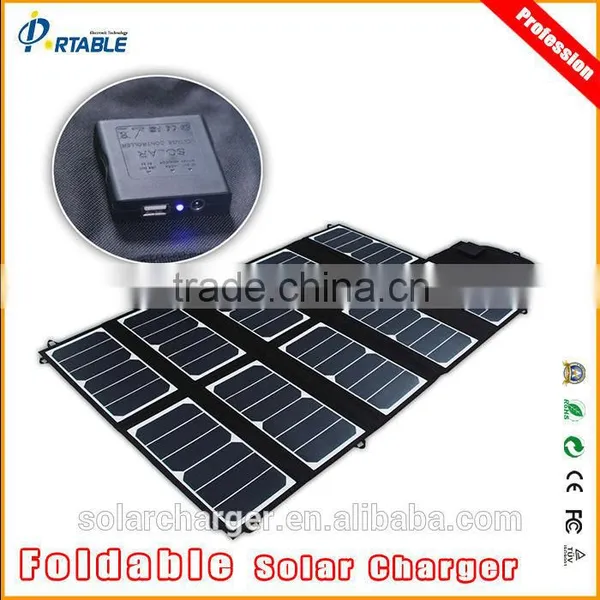 High Efficency 23% 65W Flexible Solar Panel Charger photo-5