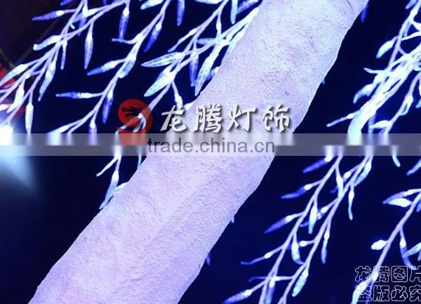 3.5m White Outdoor Artificial Led Weeping Willow Tree photo-4