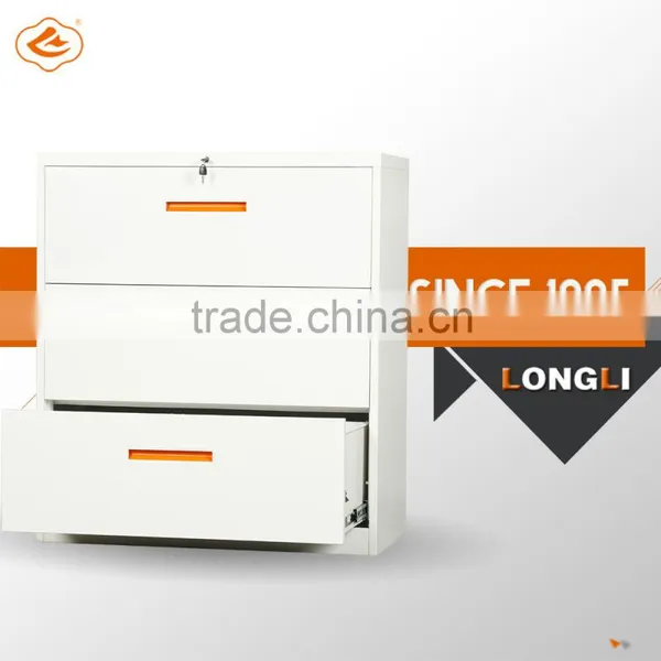 Lateral Metal Office/home/school Use 3 Door Stainless Steel Locker for File Storage photo-4