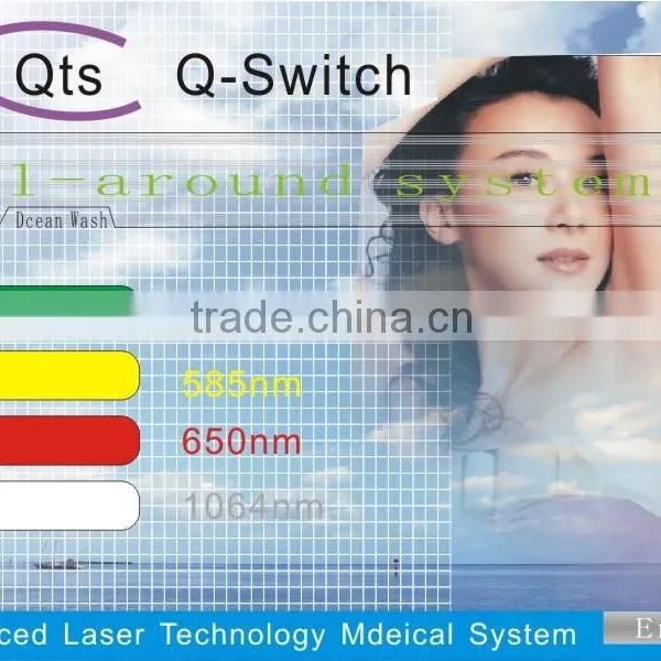 TFT True Color Touch Scren/blue Screen Q Switched Nd:YAG Tatoo Removal,q-switch Nd:yag Laser,Nd:YAG Laser photo-2