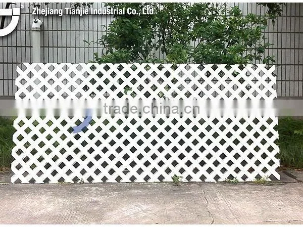 PVC Lattice Plastic Lattice Vinyl Lattice With Wooden Box Packing